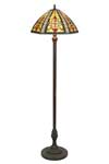 Rétro 1920 lampadaire style Tiffany jaune et noire . Artistar. Rétro 1920 lampadaire style Tiffany jaune et noire . Artistar.