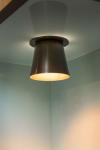 Burnett conical metal ceiling light. Gau Lighting. 