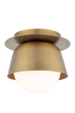 Small contemporary bronze ceiling light Dusek. Gau Lighting. 