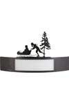 Luge Applique avec fenêtre marron foncé. JP Ryckaert. Luge Applique avec fenêtre marron foncé. JP Ryckaert.
