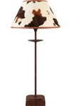 Peau de vache Lampe en métal rouillé. JP Ryckaert. Peau de vache Lampe en métal rouillé. JP Ryckaert.