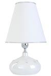 Lampe en céramique blanche nacrée Silla . Le Dauphin. Lampe en céramique blanche nacrée Silla . Le Dauphin.