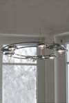 Ocular 800 suspension en acier poli brillant. Licht Im Raum. Ocular 800 suspension en acier poli brillant. Licht Im Raum.