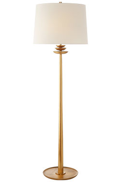 Lampadaire doré style classique Beaumont. Visual Comfort&Co.. 