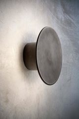 Small round outdoor wall lamp Pasdedeux 12cm. Aldo Bernardi. 