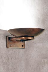 Allegro patinated brass dome wall light . Aldo Bernardi. 