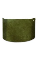 Wall lamp cowhide khaki  green . Angel des Montagnes. 