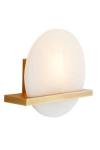 Applique ronde en onyx et laiton antique Savion. Arteriors. Applique ronde en onyx et laiton antique Savion. Arteriors.