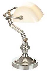 Biblio nickel mat blanc 2 lampe de bureau. Artistar. Biblio nickel mat blanc 2 lampe de bureau. Artistar.