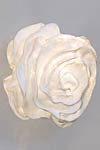 Applique tissu blanc forme fleur Nevo. Arturo Alvarez. 