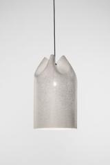 Agasallo large white outdoor hanging lamp. Arturo Alvarez. 