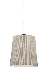 Virginia white conical outdoor pendant light. Arturo Alvarez. 