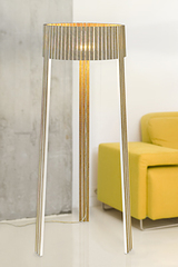 Tripod floor lamp wenge wood slats Shio. Arturo Alvarez. Tripod floor lamp wenge wood slats Shio. Arturo Alvarez.