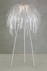 White tripod floor lamp, polypropylene shade Tina. Arturo Alvarez. White tripod floor lamp, polypropylene shade Tina. Arturo Alvarez.