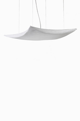 Grande suspension blanche en tissu peint Simetech Kite . Arturo Alvarez. 