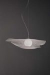 Mytilus white pendant lamp with integrated LED module. Arturo Alvarez. 