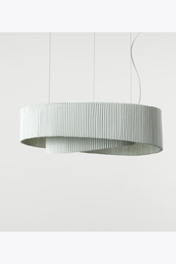 Anel white round pendant lamp. Arturo Alvarez. 