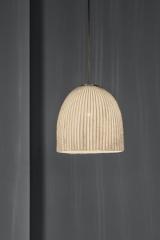 Onn pleated bell pendant 27cm. Arturo Alvarez. 