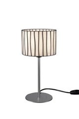 Curvas table lamp in white glass. Arturo Alvarez. 