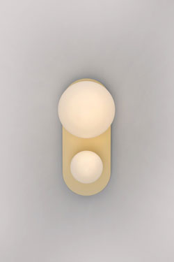 Wall lamp with 2 balls of light Perspective 497. Atelier Areti. 