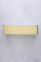 Linear rectangular wall light in gilded metal. AXIS71. Linear rectangular wall light in gilded metal. AXIS71.