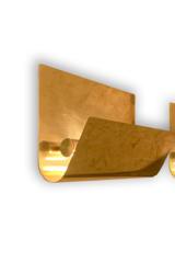 Minimalist gold wall lamp Wave. AXIS71. Minimalist gold wall lamp Wave. AXIS71.