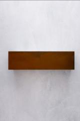Rectangular wall light in corten Linear. AXIS71. Rectangular wall light in corten Linear. AXIS71.