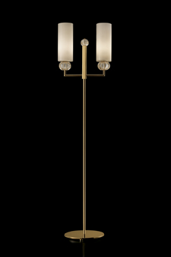 Gallia lampadaire classique avec diffuseur opale beige. Barovier&Toso. 