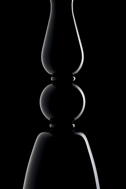 Palladiano black opaque venetian crystal chandelier 18 lights. Barovier&Toso. 