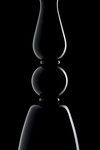 Palladiano black opaque venetian crystal chandelier 18 lights. Barovier&Toso. 