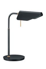 Lampe de table contemporaine noir mat . Baulmann Leuchten. 