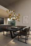 Galaxy suspension constellation laiton bruni 3 lumières. Brand Von Egmond. 