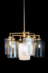 Louise circular pendant light Atelier chic 7 lights. Brand Von Egmond. 