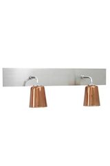 Copper glass double wall sconce Chorus. Concept Verre. Copper glass double wall sconce Chorus. Concept Verre.