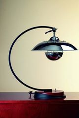 1930s style desk lamp in chrome-plated aluminum 1930s style desk lamp in chrome-plated aluminum