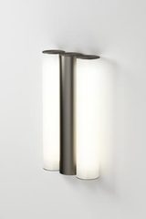 Applique de salle de bain en métal noir satiné Gamma. CVL Luminaires. Applique de salle de bain en métal noir satiné Gamma. CVL Luminaires.