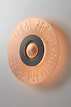 EARTH-SUN small copper and graphite wall lamp. CVL Luminaires. 