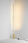 LINK lampadaire ultra-design, base hexagonale et éclairage LED. CVL Luminaires. 