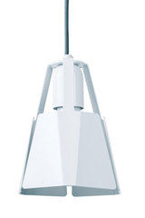 Beat white pendant lamp in painted metal, small model. Dreizehngrad 13°. Beat white pendant lamp in painted metal, small model. Dreizehngrad 13°.