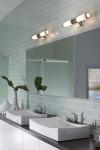 Double applique de salle de bain Payne horizontale. Elstead Lighting. 