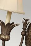 Plantation applique ananas finition bronze. Elstead Lighting. 