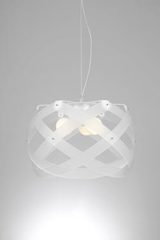 Nuclea grande suspension blanche . Emporium. Nuclea grande suspension blanche . Emporium.