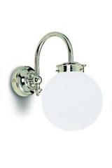 Amethyst applique de salle de bain boule blanche. Estro. Amethyst applique de salle de bain boule blanche. Estro.
