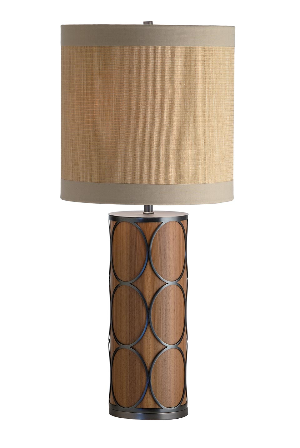NIUZIMU G-ZM Lampe de table, assise originale en bois, lampe de