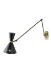 Large wall light on articulated metal arm Diva. Estro. Large wall light on articulated metal arm Diva. Estro.