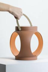 Wireless hand lamp Terracotta Candela. Faro. 