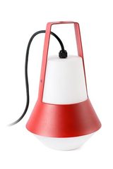 Cat outdoor portable red aluminum lamp . Faro. 