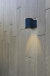 Small anthracite grey outdoor wall lamp Tond . Faro. 