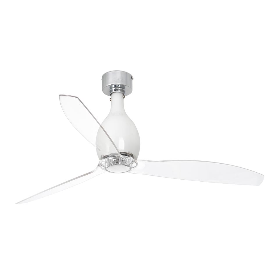 Mini Eterfan Shiny White Fan Retro Style Faro Ref 19070654