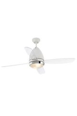 Faretto ventilateur rétro avec éclairage 4 pales transparentes. Faro. Faretto ventilateur rétro avec éclairage 4 pales transparentes. Faro.